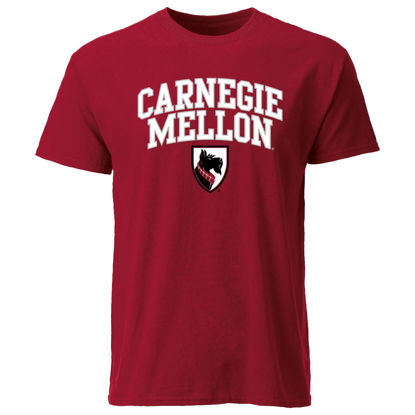 Picture of Barnesmith Carnegie Mellon University CMU Tartans Short-Sleeve T-Shirt, Spirit, Cardinal, Small