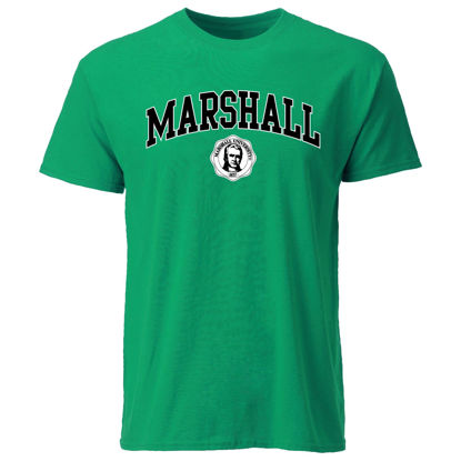 Picture of Barnesmith Marshall University Thundering Herds Short-Sleeve T-Shirt, Spirit, Kelly Green, Small