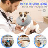 Picture of Supet Inflatable Dog Cone Collar Alternative after Surgery, Dog Neck Donut Collar Recovery E Collar to Stop Licking, Soft Dog Cone for Small Puppies Cats Medium Dogs