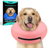 Picture of Supet Inflatable Dog Cone Collar Alternative after Surgery, Dog Neck Donut Collar Recovery E Collar to Stop Licking, Soft Dog Cone for Medium Large Dogs