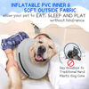 Picture of Supet Inflatable Dog Cone Collar Alternative after Surgery, Dog Neck Donut Collar Recovery E Collar to Stop Licking, Soft Dog Cone for Medium Large Dogs