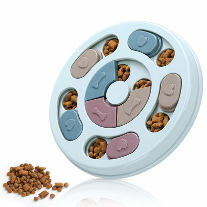 Picture of DR CATCH Dog Puzzle Toys,Dogs Food Puzzle Feeder Toys for IQ Training & Mental Enrichment,Dog Treat Puzzle(Blue)