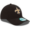 Picture of New Era NFL The League 9FORTY Adjustable Hat Cap One Size (US, Alpha, One Size, New Orleans Saints - Black)
