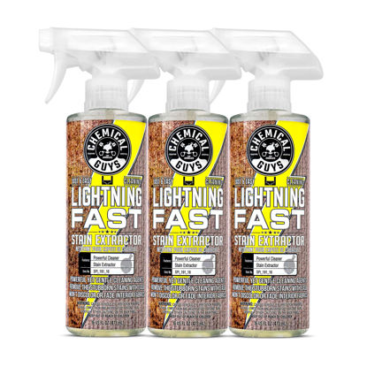 Picture of Chemical Guys SPI_191_1603 Lightning Fast Carpet and Upholstery Stain Extractor, (Fabric, Upholstery, & Carpet), Safe for Cars, Home, Office, Furniture & More, 16 fl oz, Fresh Scent