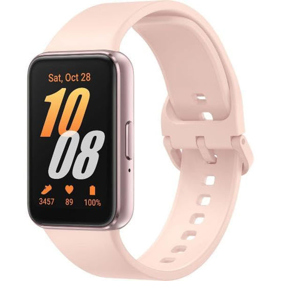 Picture of SAMSUNG Galaxy FIT 3 [2024] 1.6" AMOLED Display | 14 Days Battery Life | 100+ Watchfaces | 100+ Exercise Modes | International Model - (Pink) (Renewed)