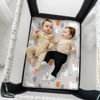 Picture of Pack n Play Sheets, BROLEX 2 Pack Mini Crib Sheets,Stretchy Portable Fitted Playard Sheet Set, Convertible Playard Mattress Cover,Ultra Soft Breathable Material,Snowy Forest