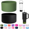 Picture of LONPARRY 2-Pack Silicone Boot for Stanley 40 30 oz Quencher Adventure Tumbler, Bottom Boot for Stanley IceFlow Flip 30 20 oz, Stanley Cup Protector Sleeve Cover Boots for Stanley 40 30 oz with Handle