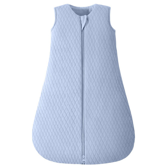 Picture of Yoofoss Baby Sleep Sack 12-18 Months TOG 2.5 Winter Baby Wearable Blanket, 100% Cotton Toddler Sleeping Sack 2-Way Zipper Warm Quilted Sleep Sack