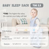 Picture of Yoofoss Baby Sleep Sack 12-18 Months TOG 2.5 Winter Baby Wearable Blanket, 100% Cotton Toddler Sleeping Sack 2-Way Zipper Warm Quilted Sleep Sack