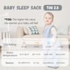 Picture of Yoofoss Baby Wearable Blanket TOG 2.5 Winter Sleep Sack 18-24 Months, 100% Cotton Toddler Sleeping Sack with 2-Way Zipper Warm Quilted Sleep Sack