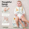 Picture of Yoofoss Baby Sleep Sack 18-24 Months 0.5 TOG Baby Wearable Blanket, 100% Cotton Infant Toddler Sleeping Sack 2-Way Zipper Lightweight Sleep Sack, Giraffe