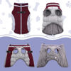 Picture of Lelepet Warm Dog Winter Coat,XXX-Large Dog Coat Waterproof Dog Jacket with Harness Dog Cold Weather Coats Windproof Reflective Dog Fleece Vest Turtleneck Zippered Dog Snowsuit Dog Coats for Large Dogs
