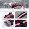 Picture of Lelepet Warm Dog Winter Coat,XXX-Large Dog Coat Waterproof Dog Jacket with Harness Dog Cold Weather Coats Windproof Reflective Dog Fleece Vest Turtleneck Zippered Dog Snowsuit Dog Coats for Large Dogs