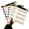 Picture of Ukulele Chord Chart Cheat Sheets - Learn Scales, Keys and Chords. Music Theory MADE EASY! Expand Uke Playing Quickly, For Beginners and Intermediate Players