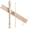 Picture of Soprano Recorder Instrument for Kids&Student - German Fingering 8 Hole Flute ABS Descant Recorders for Beginners with Cleaning Rod and Bag, Beige