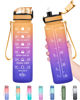 Picture of Enerbone 32 oz Water Bottle, Leakproof BPA & Toxic Free, Motivational Water Bottle with Times to Drink and Straw, Fitness Sports Water Bottle with Strap for Office, Gym, Outdoor Sports