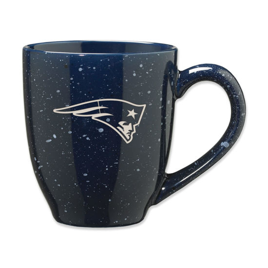 Picture of Rico Industries NFL Football New England Patriots Primary 16 oz Team Color Laser Engraved Ceramic Coffee Mug