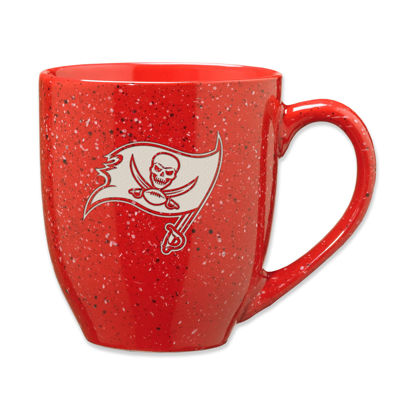 Picture of Rico Industries NFL Football Tampa Bay Buccaneers Primary 16 oz Team Color Laser Engraved Ceramic Coffee Mug 16oz