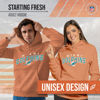 Picture of Team Fan Apparel NFL Adult Unisex Starting Fresh Ultra Soft Fleece Hooded Sweatshirt, Heathered Football Hoodie (Miami Dolphins - Orange, Adult Medium)