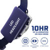 Picture of DanForce Headlamp. USB Rechargeable LED Head Lamp. Ultra Bright CREE 1080 Lumen Head Flashlight + Red Light. HeadLamps for Adults, Camping, Outdoors & Hard Hat Work. Zoomable IPX54 Headlight