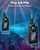 Picture of Wireless Guitar System 2.4 GHz with 6 Channels Rechargeable Audio Wireless Guitar Transmitter Receiver for Guitar Bass Electric Instruments