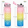 Picture of Enerbone 32 oz Water Bottle, Leakproof BPA & Toxic Free, Motivational Water Bottle with Times to Drink and Straw, Fitness Sports Water Bottle with Strap for Office, Gym, Outdoor Sports