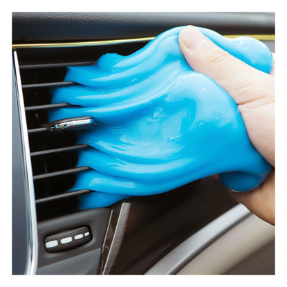 Picture of Moly Magnolia Cleaning Gel for Car, Universal Detailing Putty Gel Detail Tools Car Interior Cleaner, Removal Putty Keyboard Cleaner for Car Vents, PC, Laptops, Cameras (Blue)