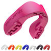 Picture of SAFEJAWZ Mouthguard Slim Fit, Adults and Junior Mouth Guard with Case for Boxing, Basketball, Lacrosse, Football, MMA, Martial Arts, Hockey and All Contact Sports (Pink)
