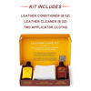 Picture of Leather Honey Complete Leather Care Kit: Cleaner, Conditioner, 2 Cloths. Non-Toxic Leather Care Made in The USA Since 1968. Restore Couches, Car Seats & Interior, Jackets, Shoes & Bags. for Any Color