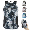 Picture of 4Monster Hiking Daypack,Water Resistant Lightweight Packable Backpack for Travel Camping Outdoor (Flower Blue, 16L)