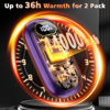 Picture of Hand Warmers Rechargeable - 14000mAh Electric Hand Warmers Rechargeable 2 Pack Heat Up to 131℉ with 18Hrs Warmth, Reusable Electronic Portable Pocket Heater for Women Man Golf Raynauds Camping
