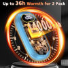 Picture of Hand Warmers Rechargeable - 14000mAh Electric Hand Warmers Rechargeable 2 Pack Heat Up to 131℉ with 18Hrs Warmth, Reusable Electronic Portable Pocket Heater for Women Man Golf Raynauds Camping