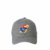 Picture of NCAA Kansas Jayhawks Mens Adjustable Scholarship Hat Charcoal, Kansas Jayhawks Charcoal, Adjustable, One size