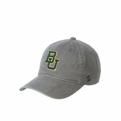 Picture of NCAA Baylor Bears Mens Adjustable Scholarship Hat Charcoal, Baylor Bears Charcoal, Adjustable, One size