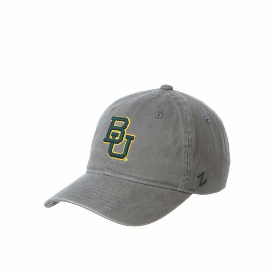 Picture of NCAA Baylor Bears Mens Adjustable Scholarship Hat Charcoal, Baylor Bears Charcoal, Adjustable, One size