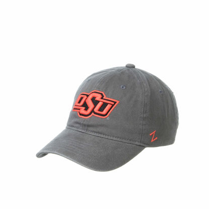 Picture of NCAA Oklahoma State Cowboys Mens Adjustable Scholarship Hat Charcoal, Oklahoma State Cowboys Charcoal, Adjustable, One size