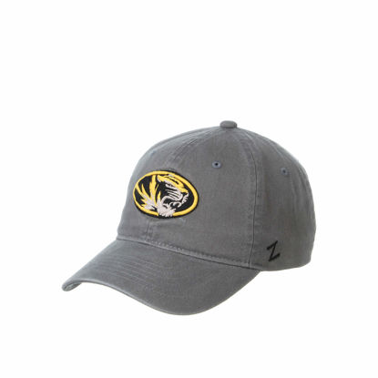 Picture of NCAA Missouri Tigers Mens Adjustable Scholarship Hat Charcoal, Missouri Tigers Charcoal, Adjustable, One size