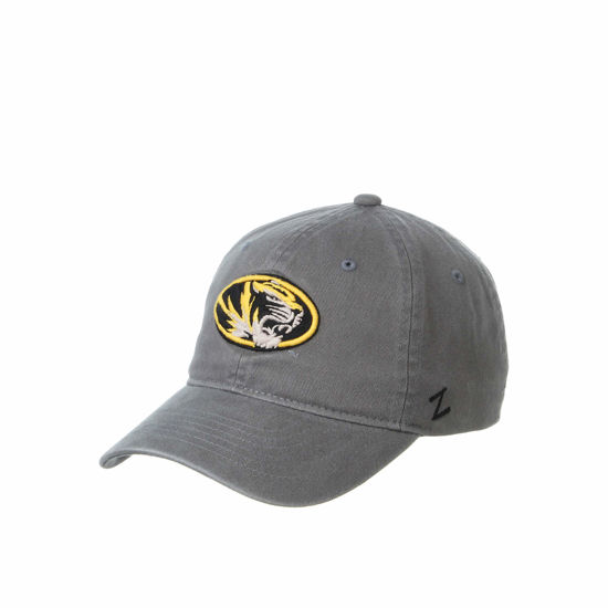 Picture of NCAA Missouri Tigers Mens Adjustable Scholarship Hat Charcoal, Missouri Tigers Charcoal, Adjustable, One size