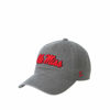 Picture of NCAA Mississippi Old Miss Rebels Mens Adjustable Scholarship Hat Charcoal, Mississippi Old Miss Rebels Charcoal, Adjustable, One size