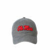Picture of NCAA Mississippi Old Miss Rebels Mens Adjustable Scholarship Hat Charcoal, Mississippi Old Miss Rebels Charcoal, Adjustable, One size