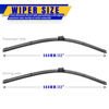 Picture of 2 wipers Replacement for 2015-2020 MBZ C class and GLC class W205 C205 A205, Windshield Wiper Blades Original Equipment Replacement - 22"/22" (Set of 2)