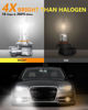 Picture of OXILAM Q26 9006 HB4 Fog Light Bulbs, 400% Brighter, Plug and Plug Fanless Halogen Replacement, IP68 Waterproof, Pack of 2