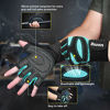 Picture of ihuan Ventilated Weight Lifting Gym Workout Gloves with Wrist Wrap Support for Men & Women, Full Palm Protection, for Weightlifting, Training, Fitness, Hanging, Pull ups