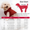 Picture of Vecomfy Fleece Lining Extra Warm Dog Hoodie in Winter for Large Dogs Jacket Pet Coats with Hooded,Red XL