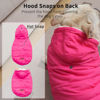 Picture of Vecomfy Fleece Lining Extra Warm Dog Hoodie in Winter,Small Dog Jacket Puppy Coats with Hooded Pink S