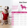 Picture of Vecomfy Fleece Lining Dog Hoodie with Harness Built in,Extra Warm Medium Dog Jacket in Winter Doggie Coats with Hooded,Red L