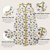 Picture of Cute Castle Baby Sleep Sack 12-18 Months - Lightweight 100% Cotton 2-Way Zipper TOG 0.5 Infant Wearable Blanket, Newborn Essentials Toddler Sleep Clothes, 3 Pack(Honey, Dinosaurs, Letters)