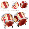 Picture of EastRock Bongo Drum 7" and 8" Set for Adults Kids Beginners Professionals Tunable Wood Bongos and Metal Drum Percussion Instruments with Bag and Tuning Wrench