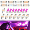 Picture of YOGEIER Car LED Bulb, Pink, 24 Sets, Compatible with All Vehicles, Wide Range of Applications, Easy Installation