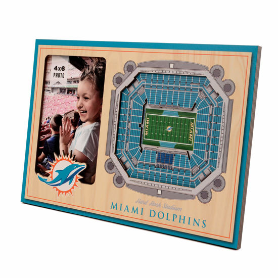 Picture of YouTheFan NFL Miami Dolphins 3D StadiumViews Picture Frame